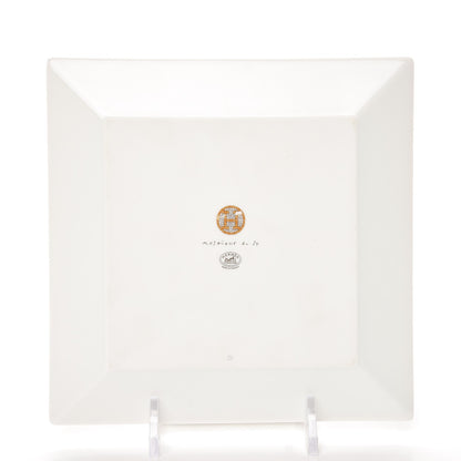 Hermes Porcelain Mosaique au 24 Square Plate 4 of 7