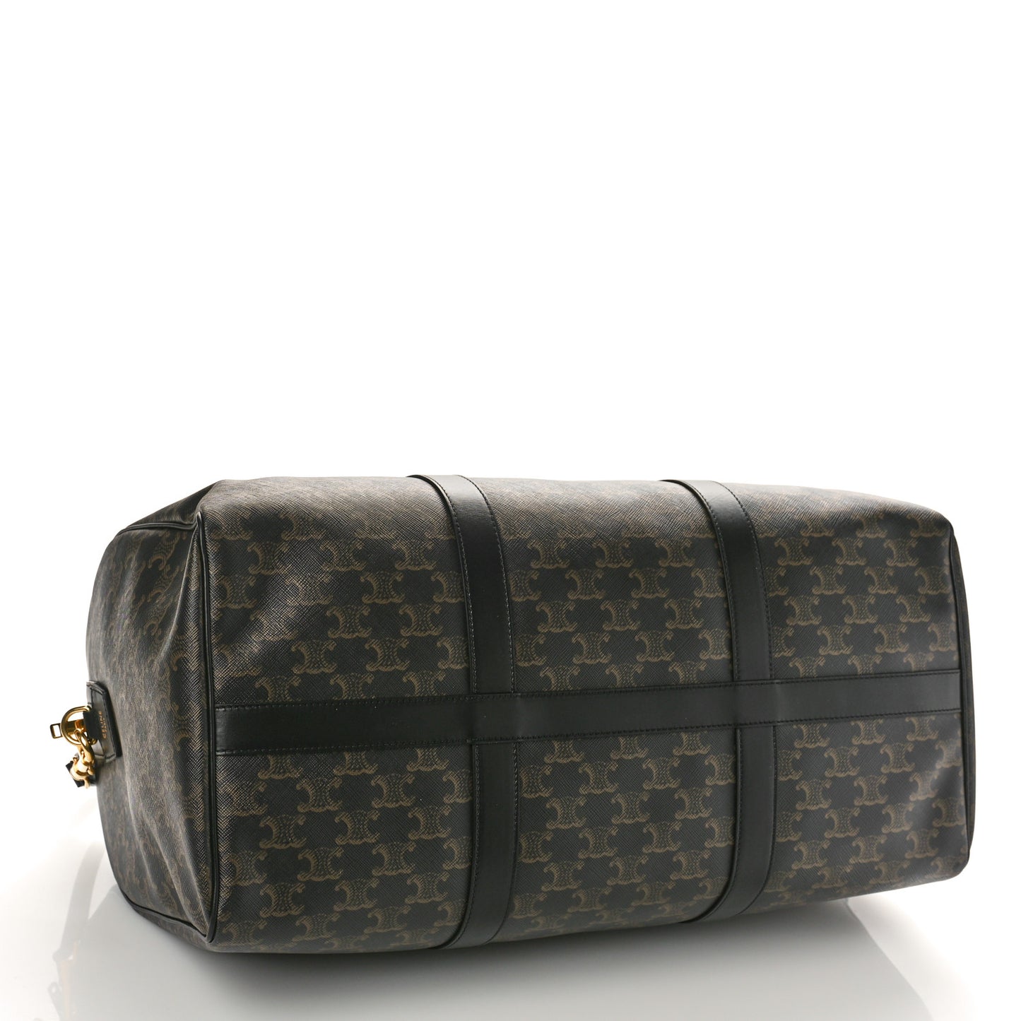 Triomphe Canvas Medium Travel Duffle Black