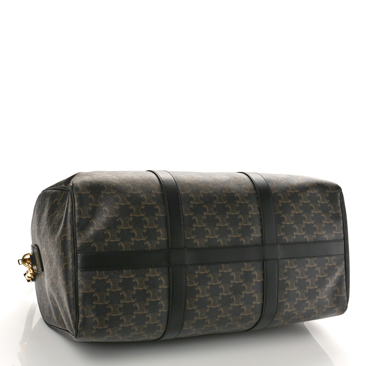 Celine Triomphe Canvas Medium Travel Duffle Black 3 of 7