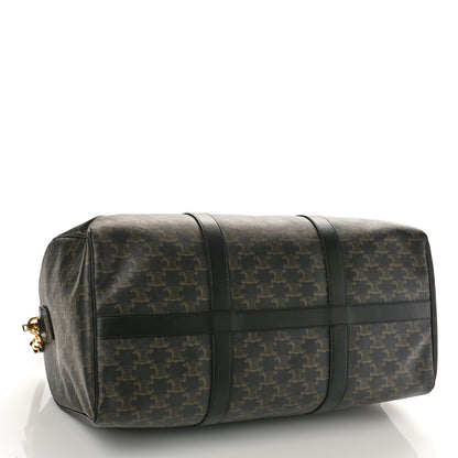 Celine Triomphe Canvas Medium Travel Duffle Black 3 of 7