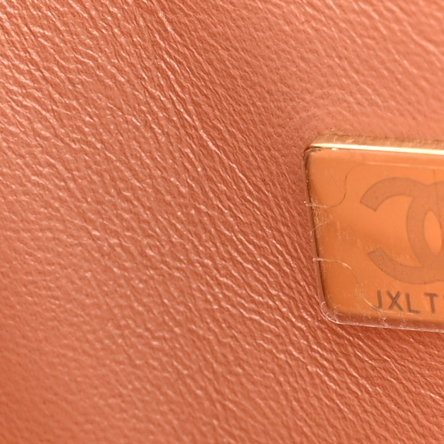 Lambskin Quilted Medium Double Flap Brown