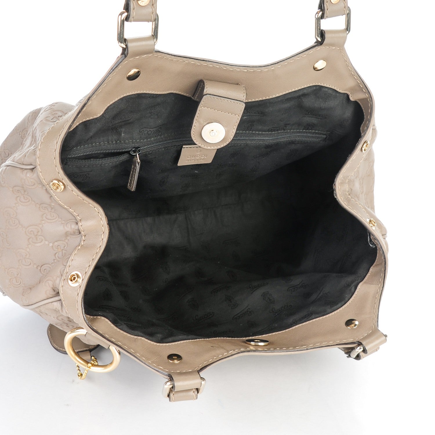 Gucci Guccissima Medium Sukey Tote Taupe 6 of 8