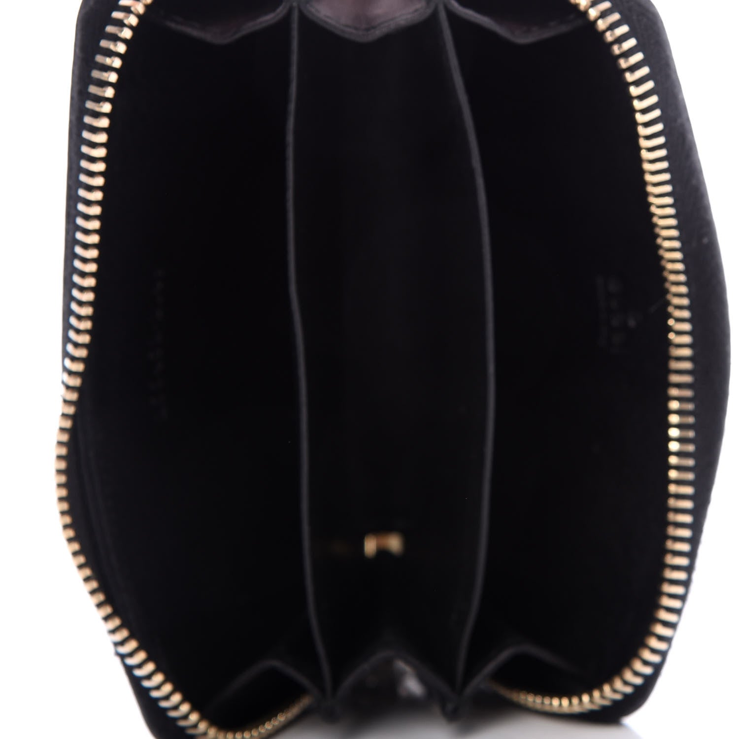 Gucci Guccissima Zip Around Card Case Black 5 of 8