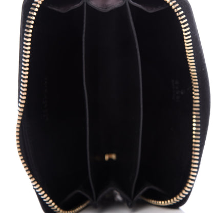 Gucci Guccissima Zip Around Card Case Black 5 of 8