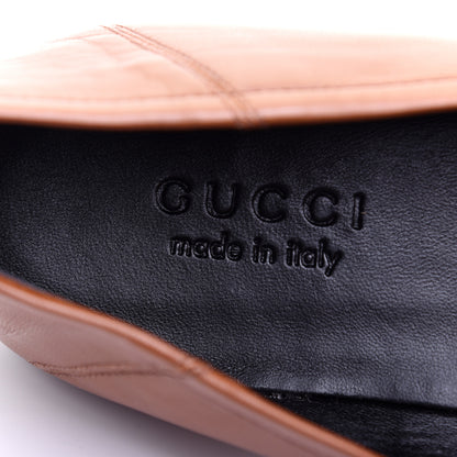 Gucci Lambskin Mens Brixton Horsebit Loafers 10 Brown 6 of 12