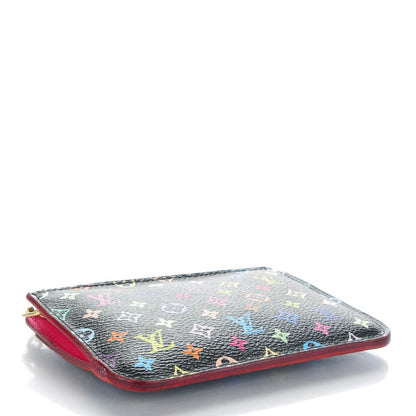 Louis Vuitton Monogram Multicolor Key Pouch Black Grenade 4 of 7