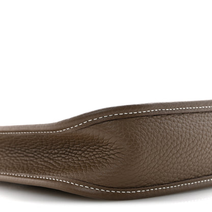 Hermes Taurillon Clemence Evelyne TPM Etoupe 9 of 12