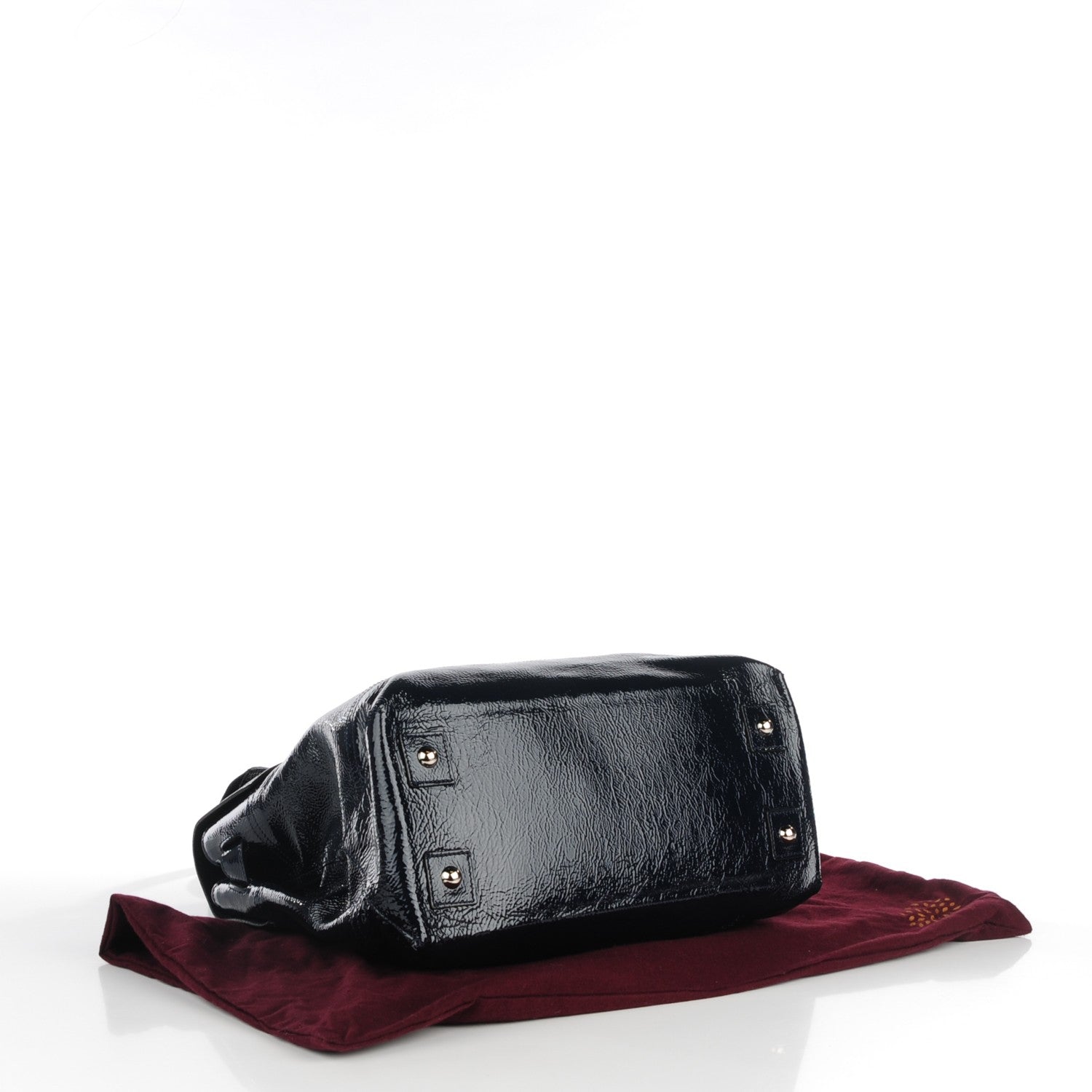 Mulberry Spongy Patent Holiday Bayswater Nightshade Blue 4 of 8