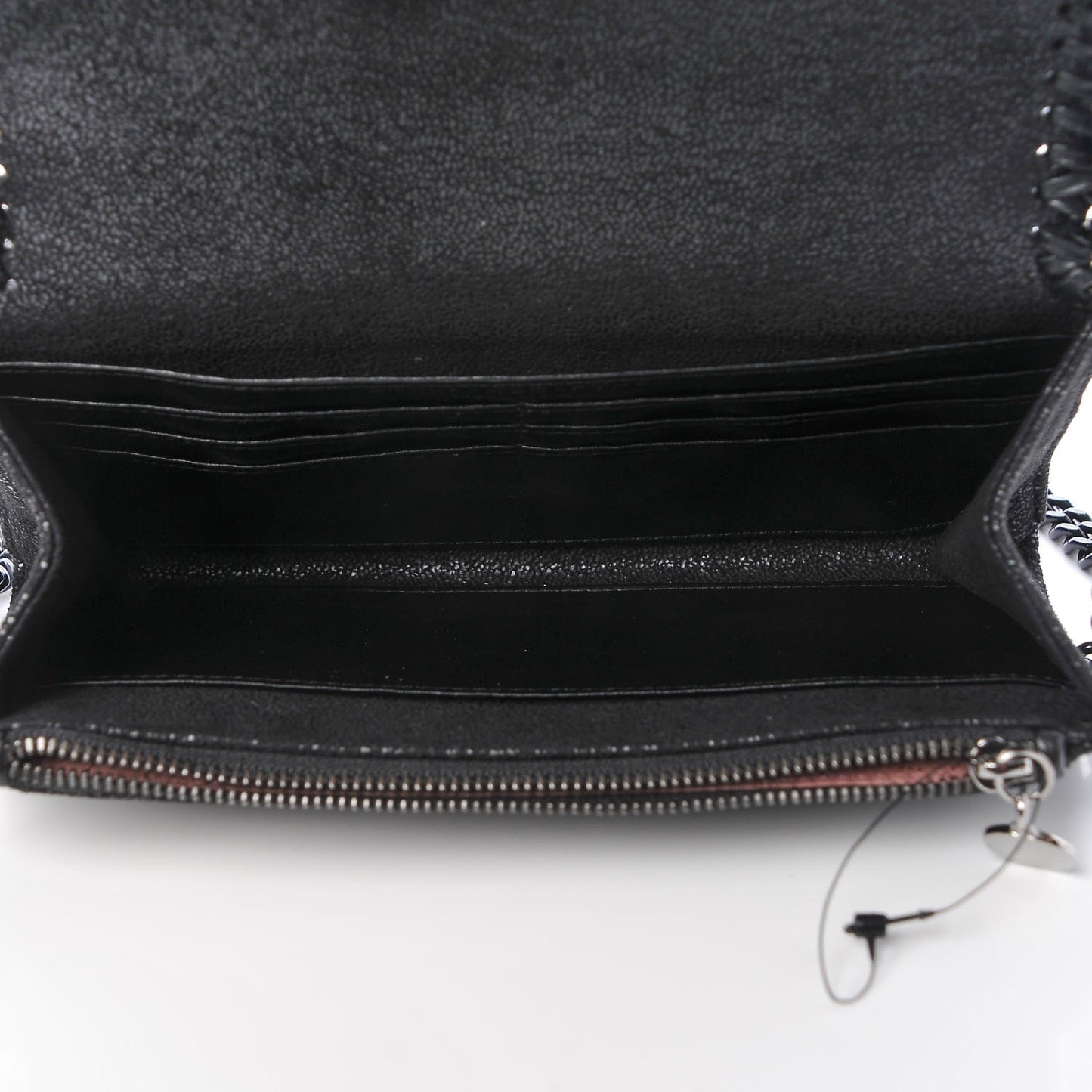 Shaggy Deer Falabella Crossbody Clutch Black
