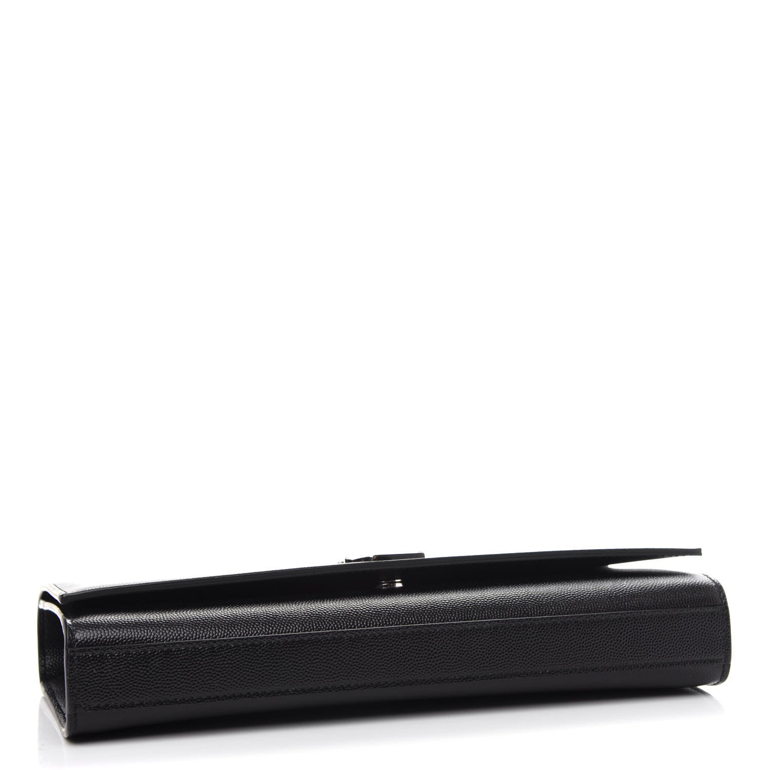 Saint Laurent Grain De Poudre Monogram Cassandre Clutch Black 4 of 7