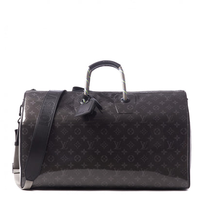 Louis Vuitton Monogram Eclipse Glaze Keepall Bandouliere 50 1 of 8