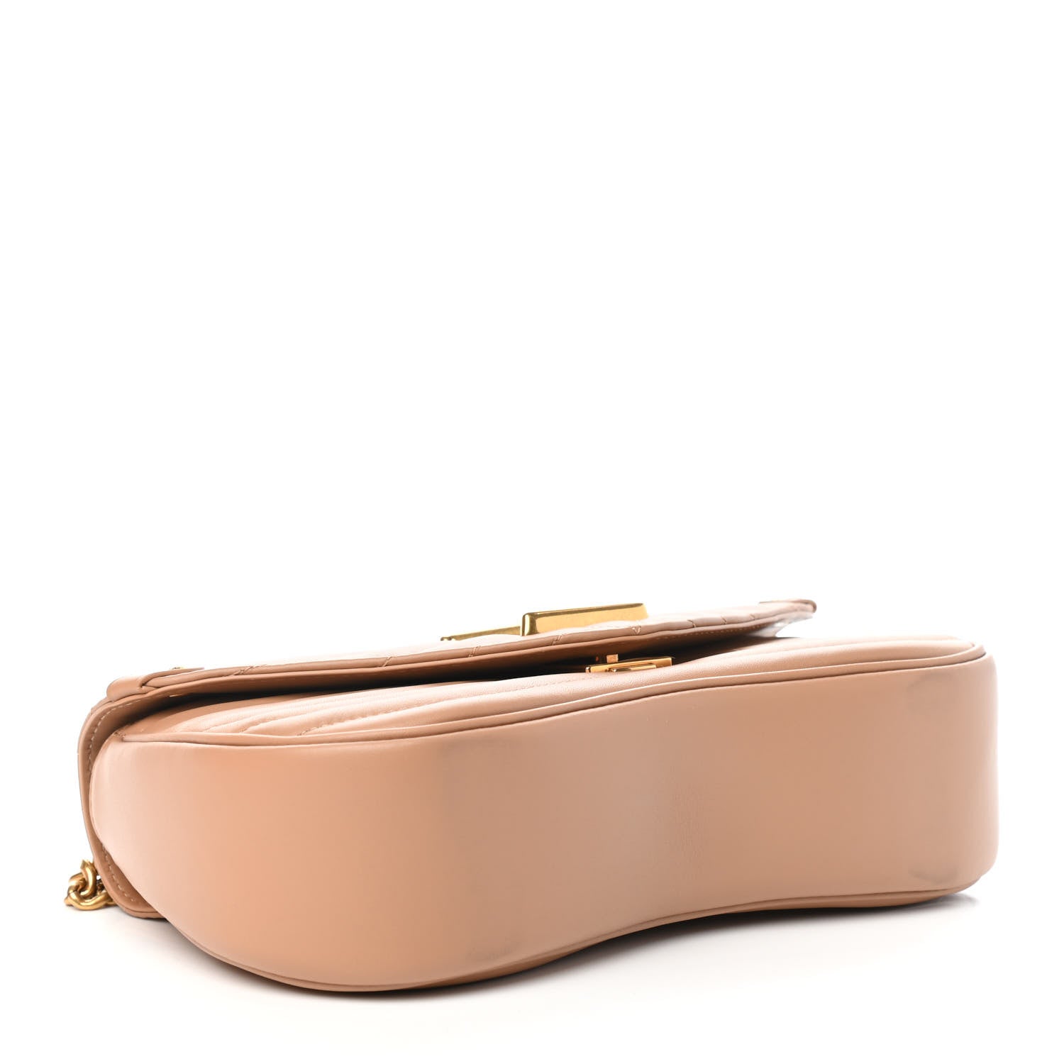Louis Vuitton Calfskin New Wave Chain MM Noisette 4 of 11