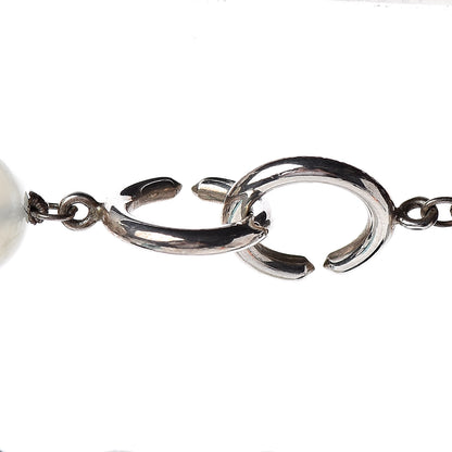 Tiffany Sterling Silver Black Onyx Tourmalinated Quartz Moonstone Bead Necklace 60" 4 of 5