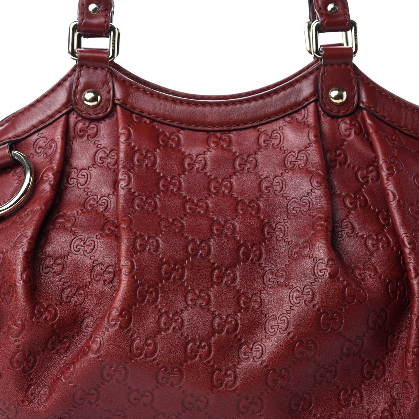 Guccissima Medium Sukey Tote Raspberry Candy