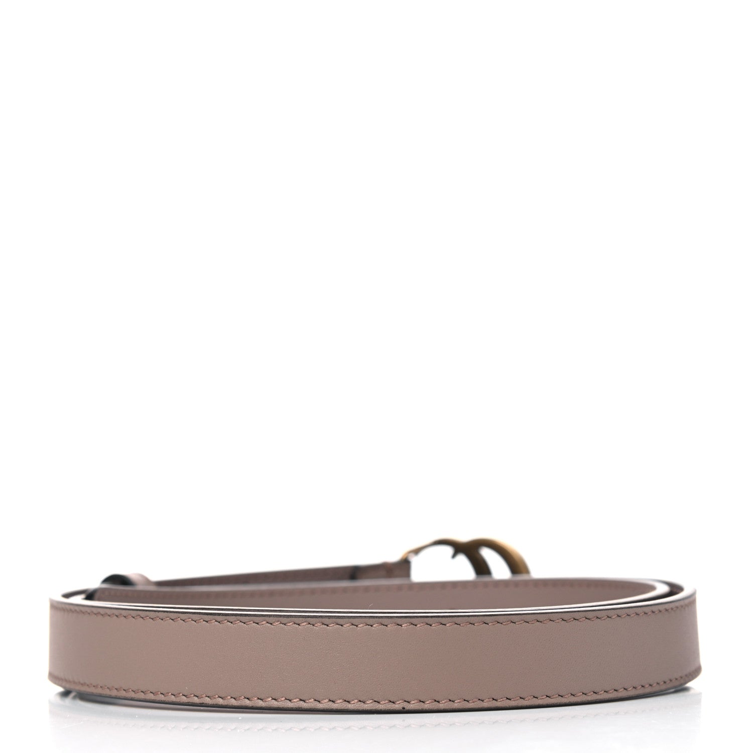Gucci Calfskin Double G 20mm Belt 90 36 Porcelain Rose 2 of 5