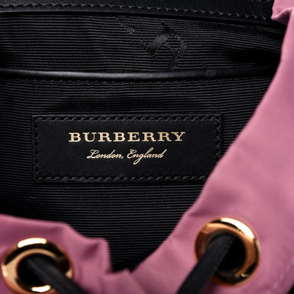 Burberry Nylon Medium Rucksack Backpack Mauve Pink 7 of 13