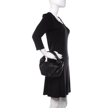 Bottega Veneta Nappa Mini Double Knot Bag Black 2 of 9