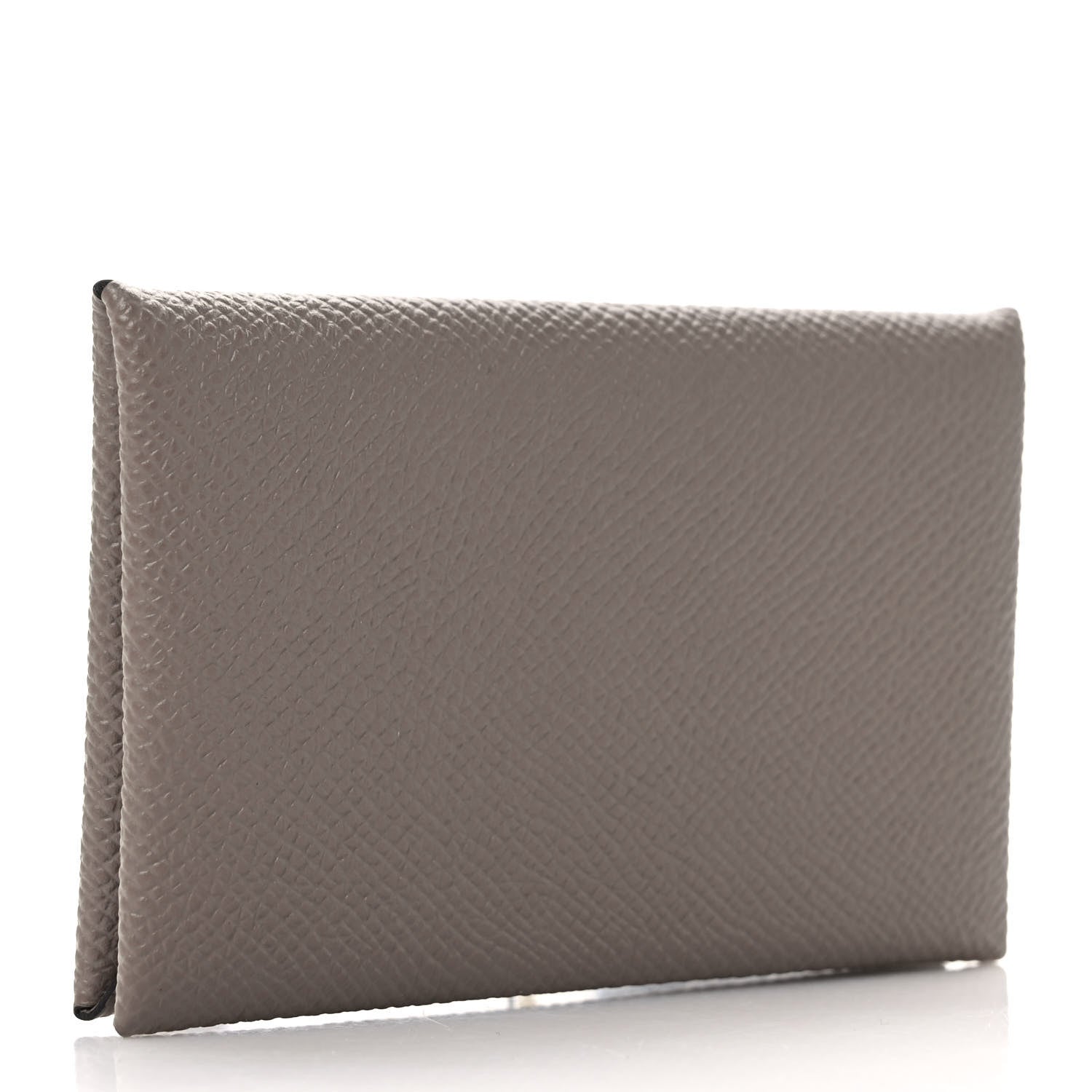 Hermes Epsom Calvi Card Case Gris Asphalt 3 of 7