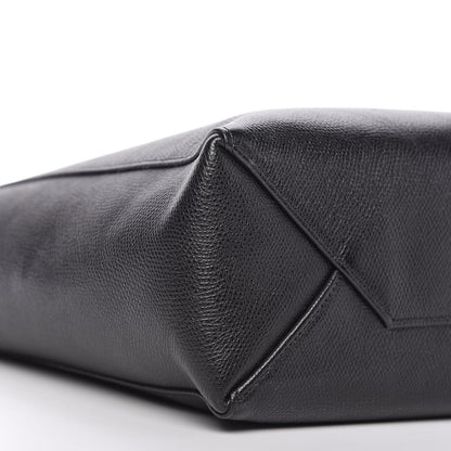 Celine Grained Calfskin Small Vertical Cabas Black 6 of 9