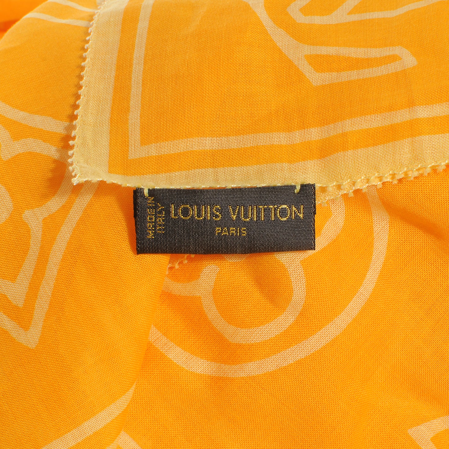 Cotton Ipanema Sarong Scarf Yellow