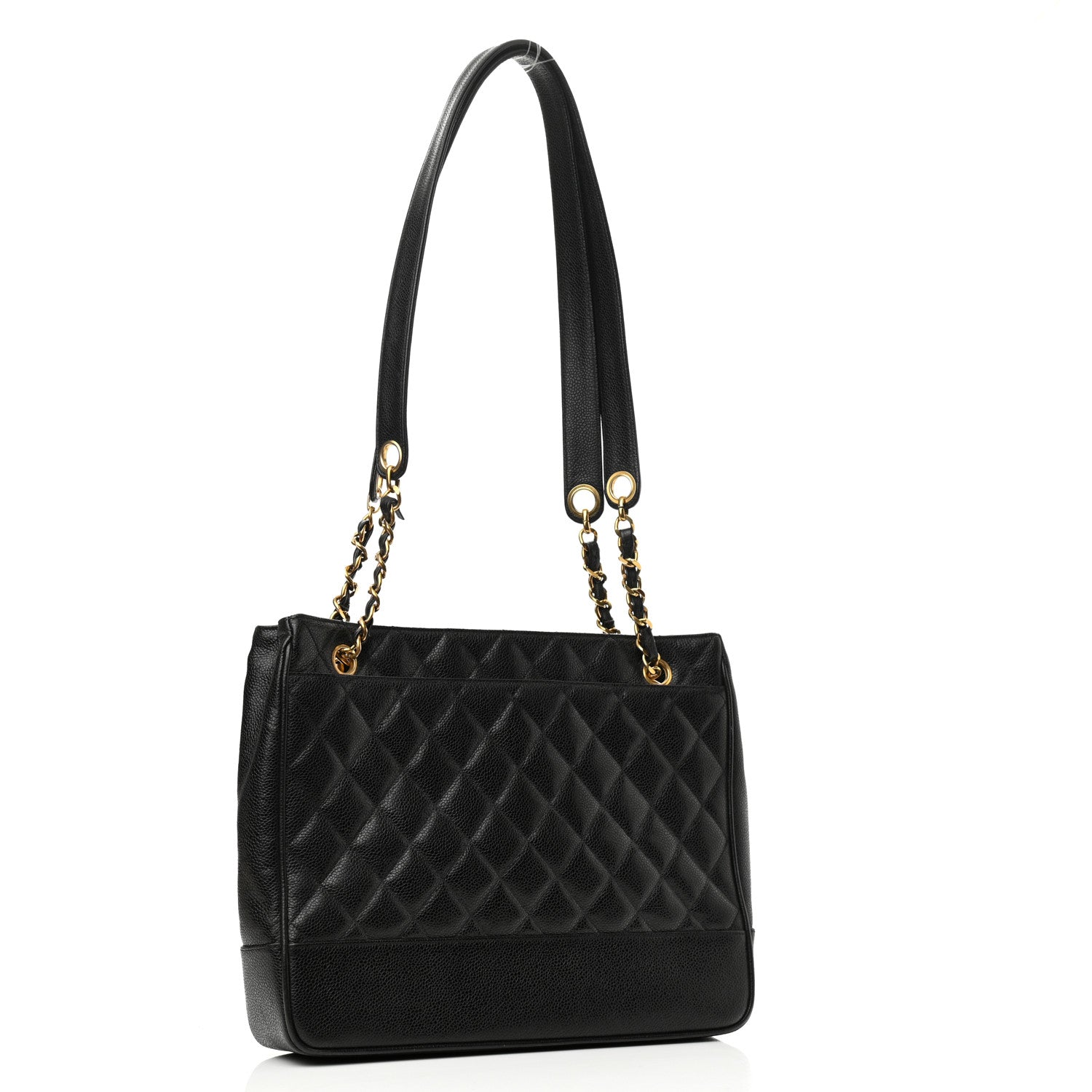 Chanel Caviar Quilted Shoulder Bag Black 2 of 9
