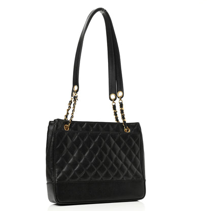 Chanel Caviar Quilted Shoulder Bag Black 2 of 9