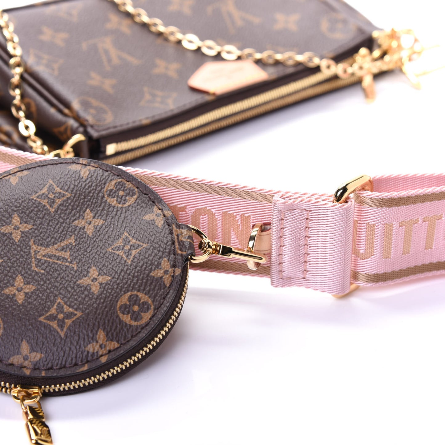 Monogram Multi Pochette Accessories Rose Clair