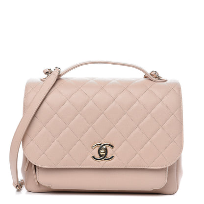 Chanel Caviar Quilted Large Business Affinity Flap Beige 1 of 12