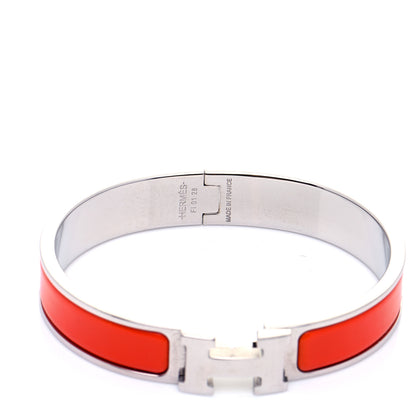 Hermes Enamel Narrow Clic Clac H Bracelet GM Capucine 4 of 7
