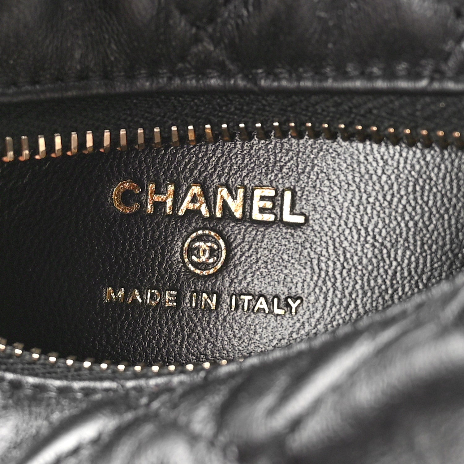 Chanel Quilted Chain Around Pouch Black 6 of 10