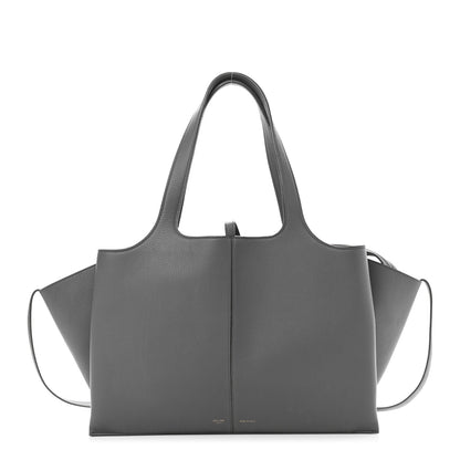 Celine Baby Grained Calfskin Medium Tri-Fold Bag Grey 1 of 13