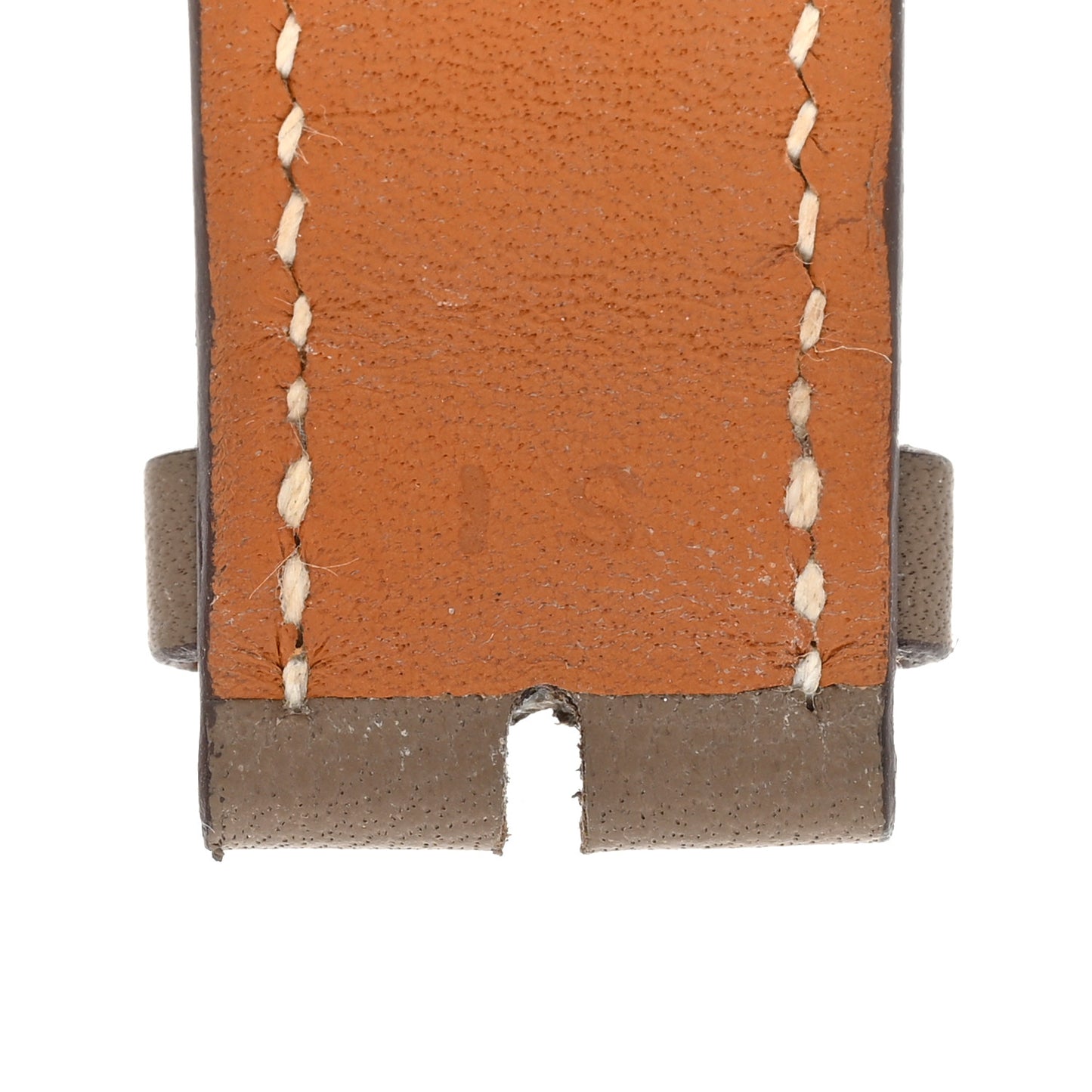 Swift Heure H Hour Watch Strap Etoupe