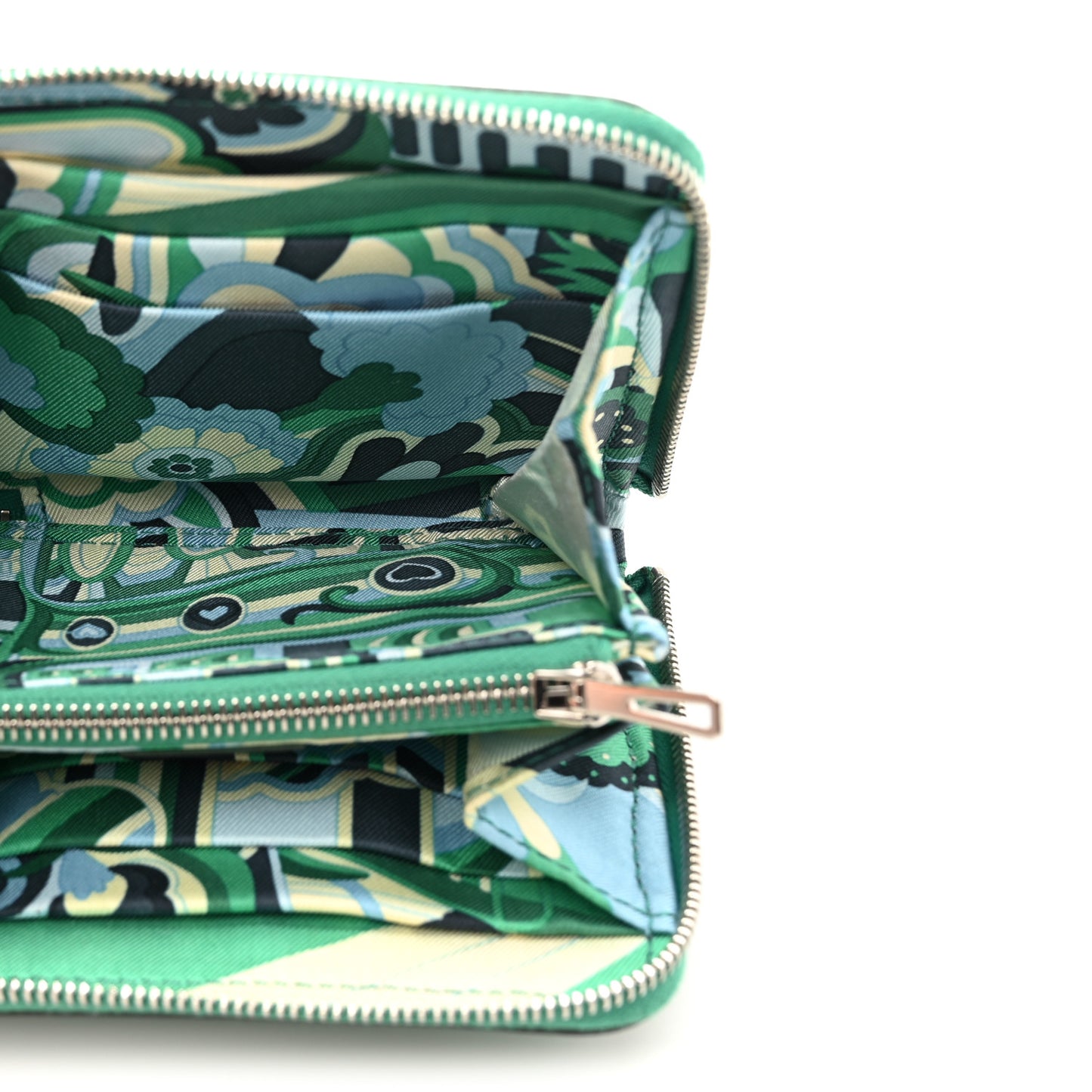 Evercolor Silk'In Compact Wallet Vert Jade