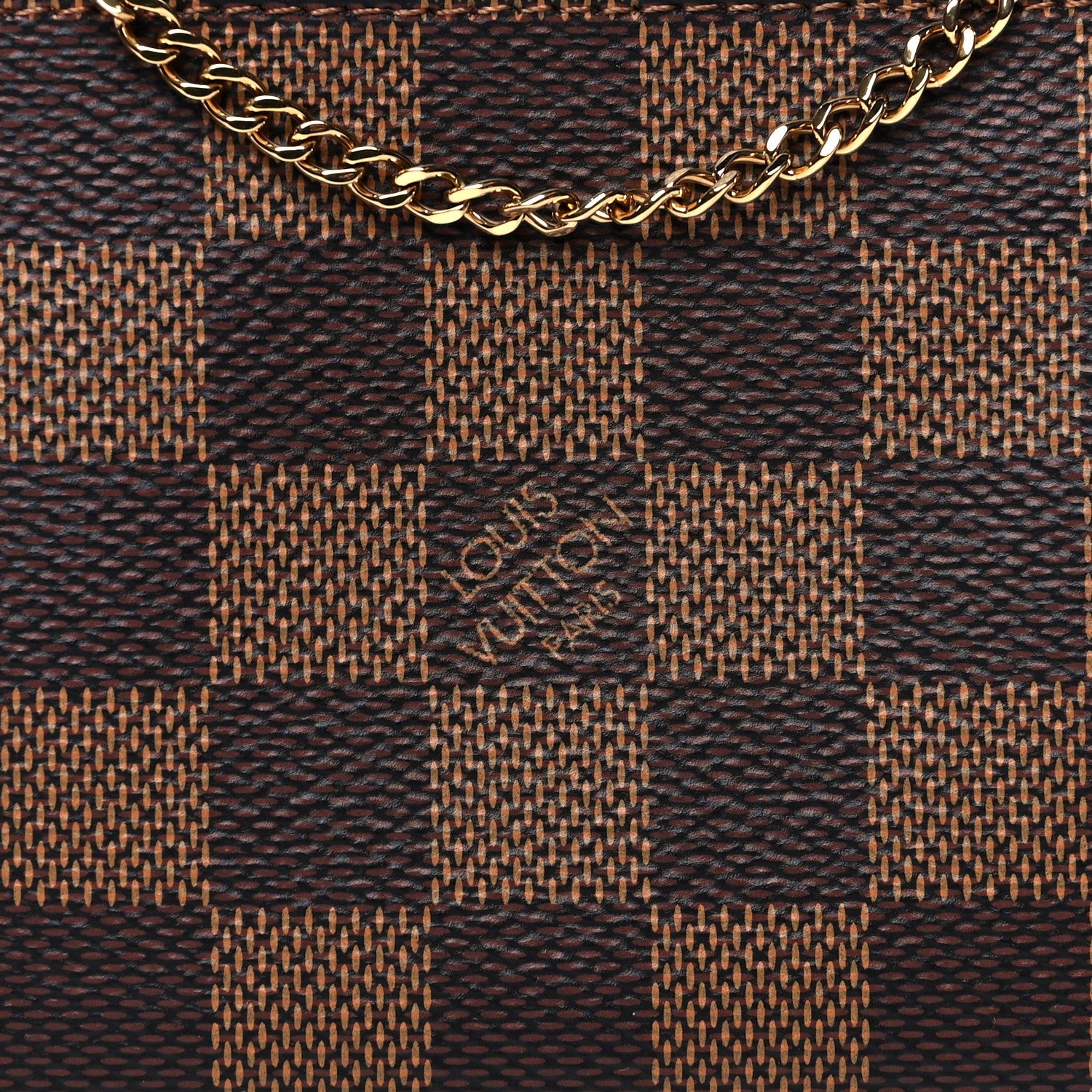 Louis Vuitton Damier Ebene Mini Pochette Accessories 9 of 9