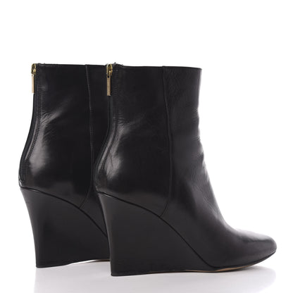 Jimmy Choo Calfskin Mayor Ankle Boots 39 Black 4 of 10