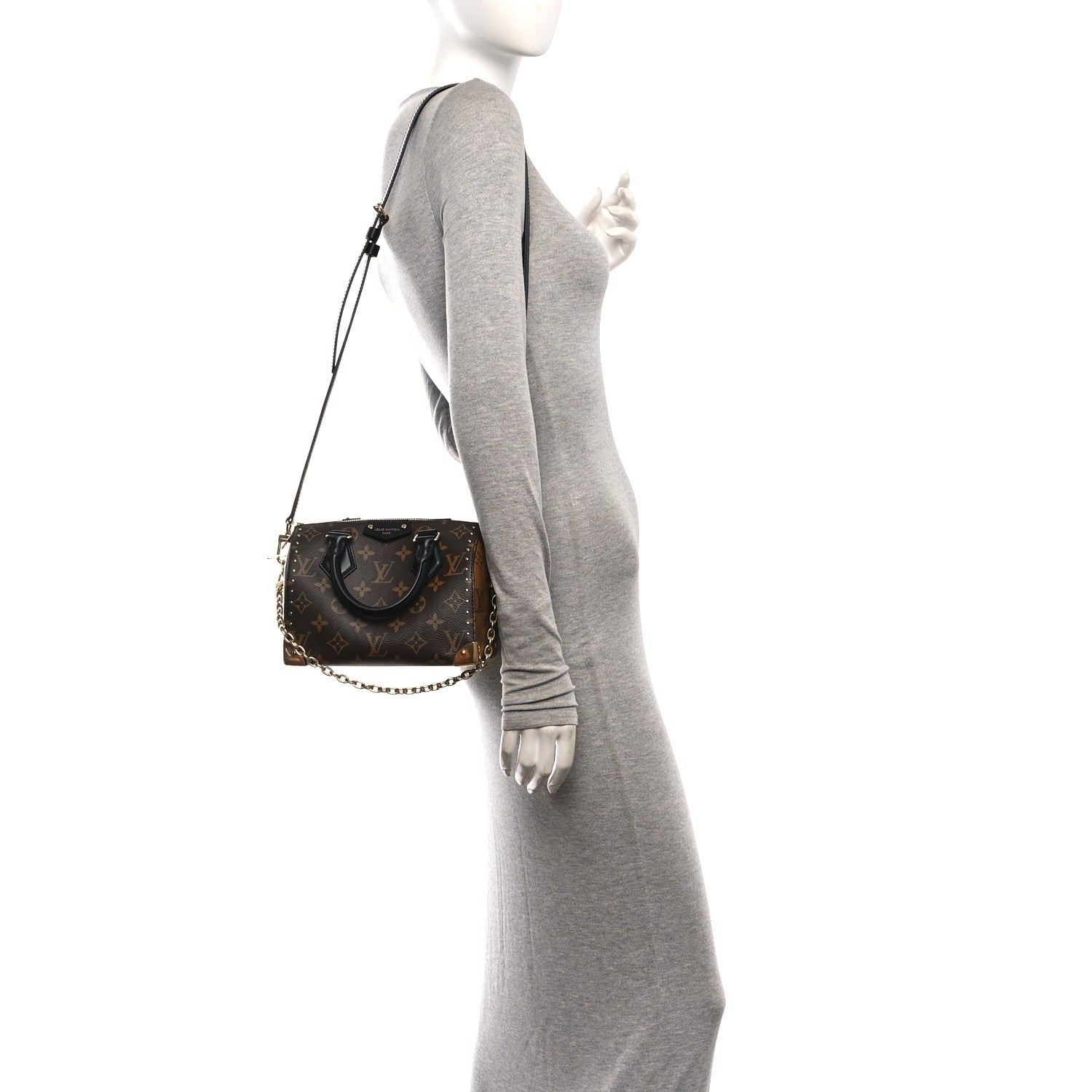 Louis Vuitton Reverse Monogram Speedy Trunk 20 2 of 10