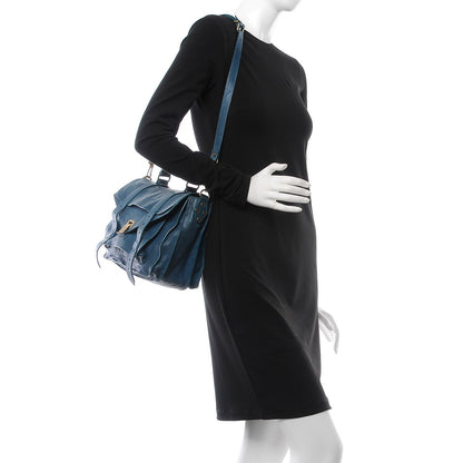 Proenza Schouler Lambskin Medium PS1 Satchel Sea Blue 3 of 13