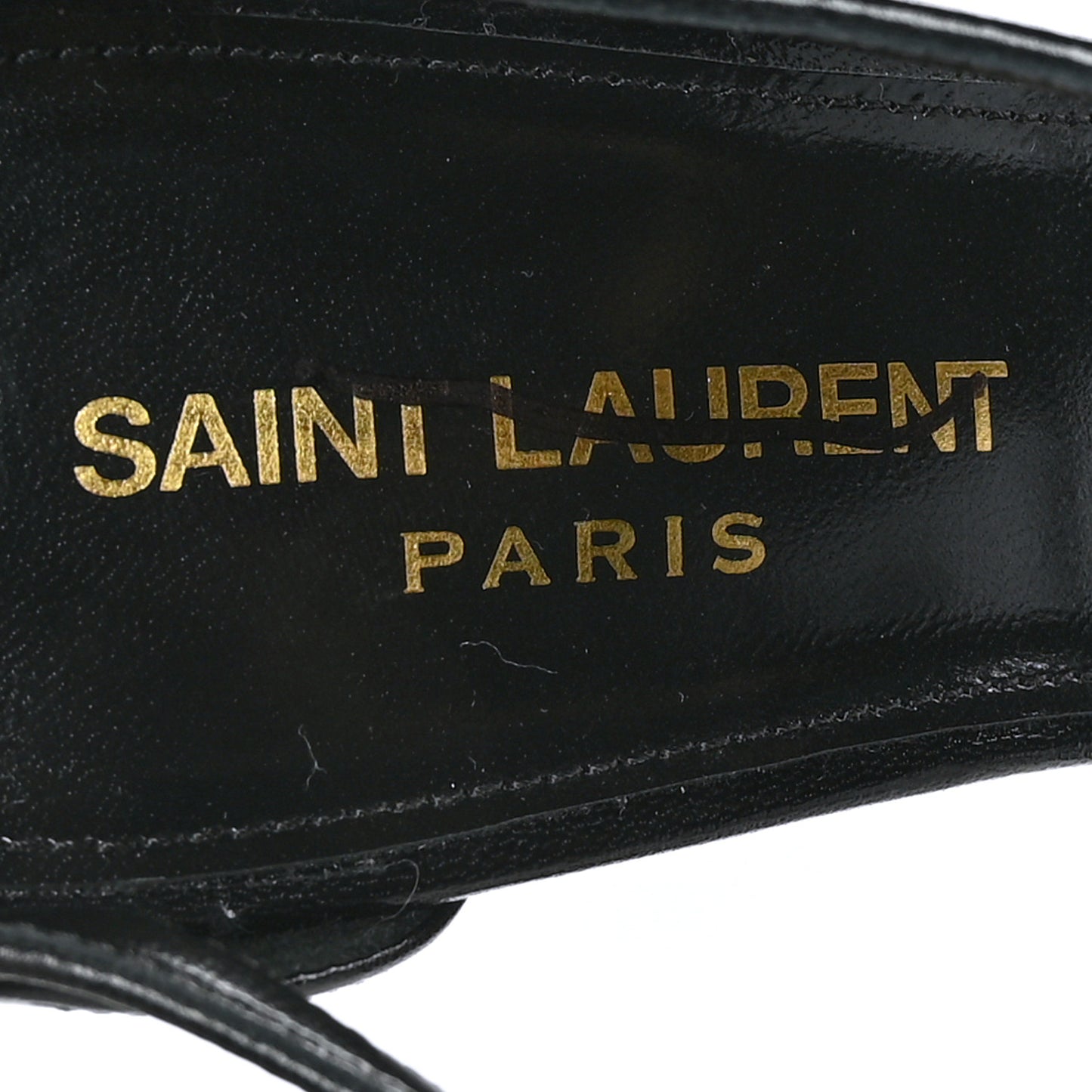 Calfskin Cassandra 100 Ankle Strap Sandals 37 Black