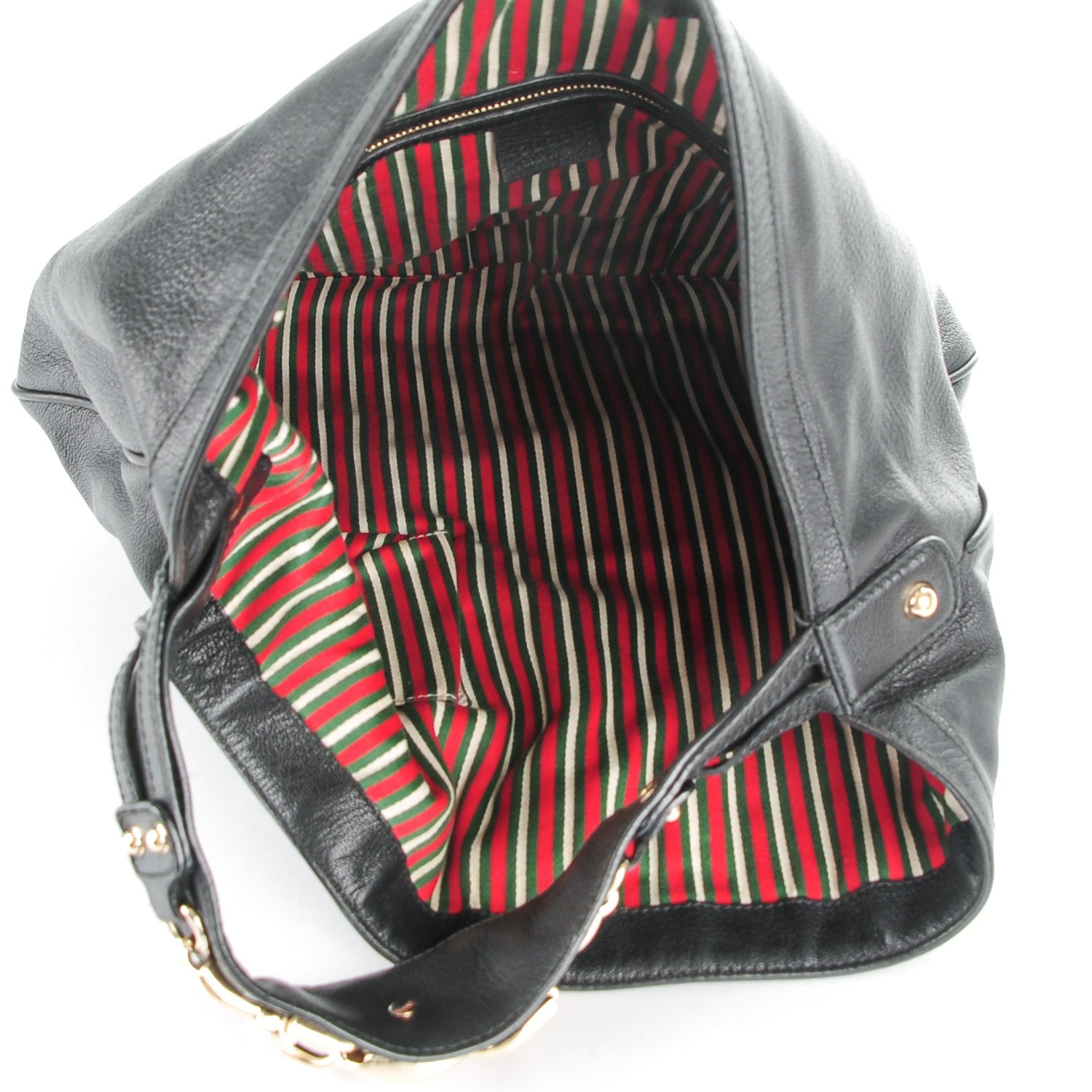 Gucci Calfskin Wave Hobo Black 5 of 7