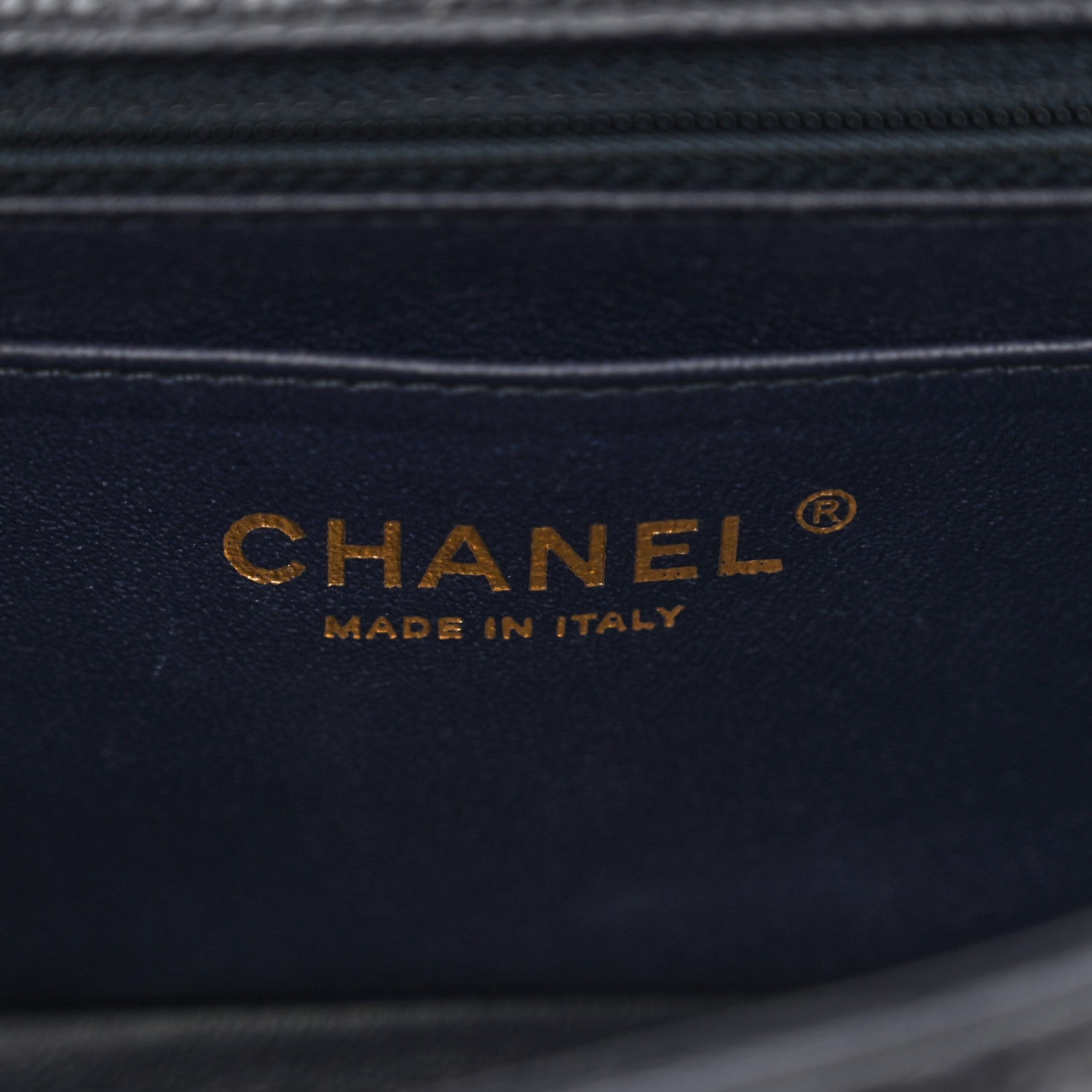 Chanel Caviar Quilted Mini Rectangular Flap Navy 7 of 12