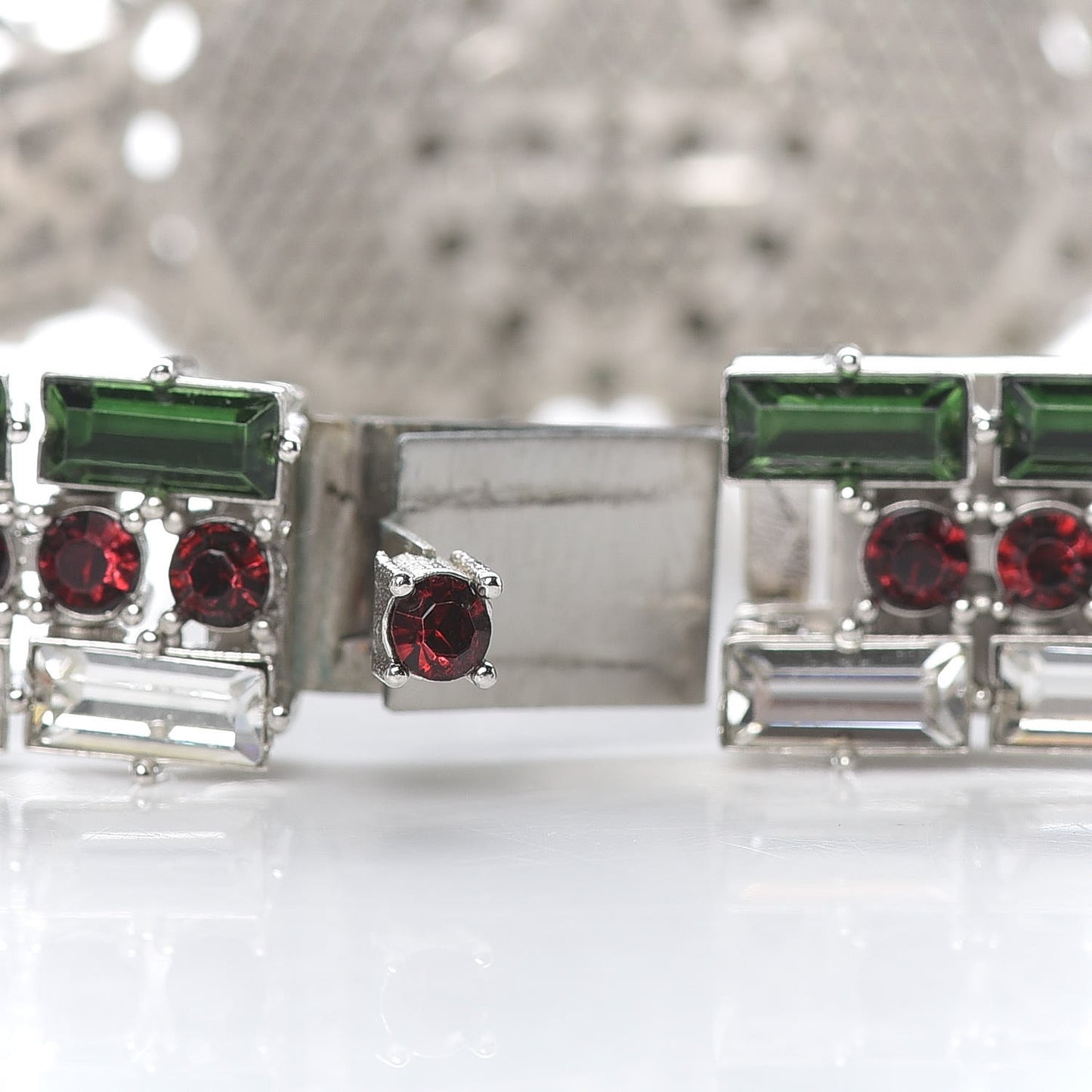 Crystals Double G Web Bracelet