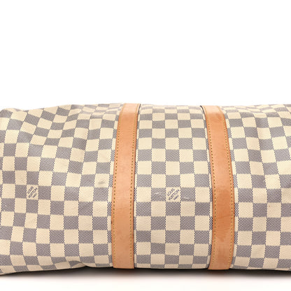 Louis Vuitton Damier Azur Keepall Bandouliere 45 9 of 9