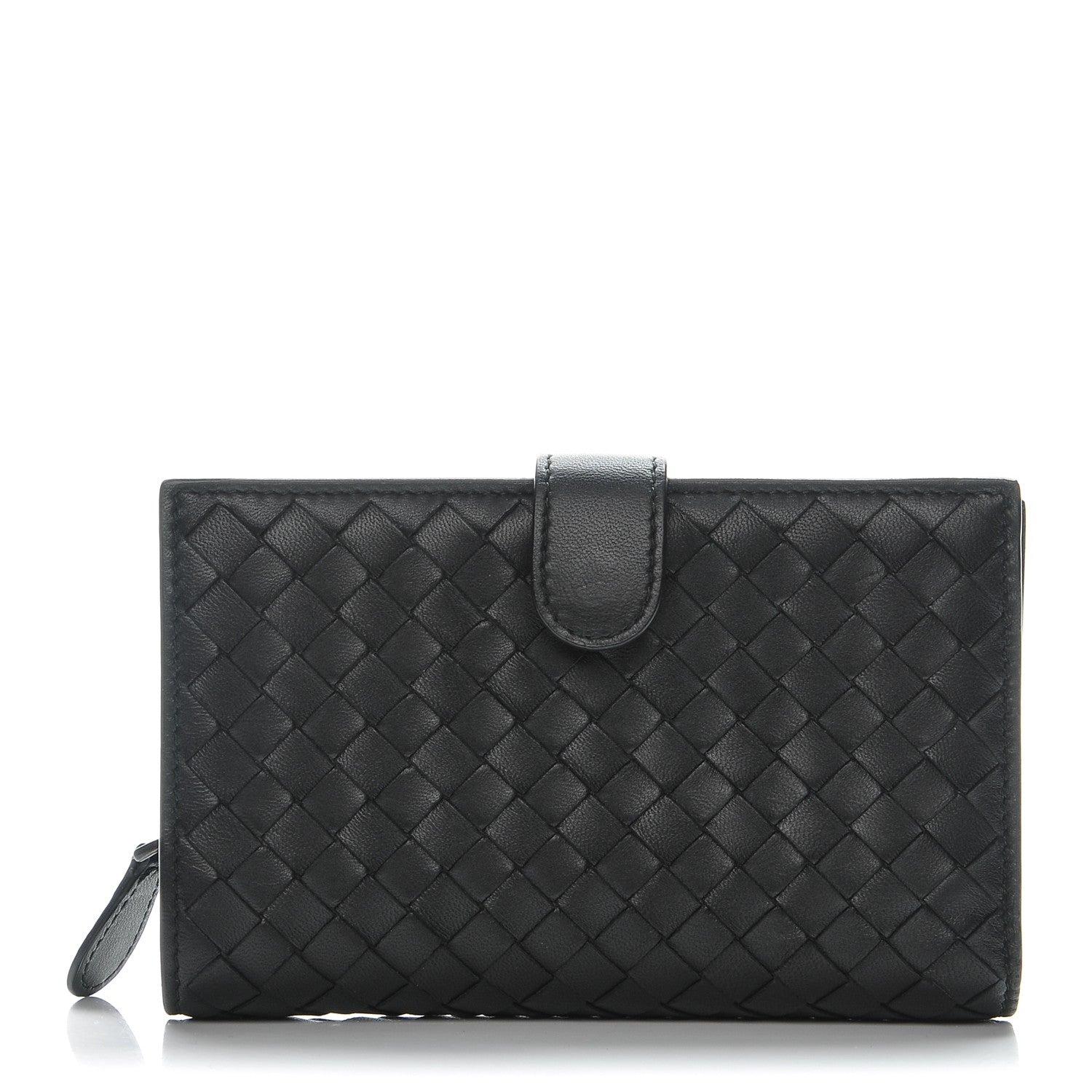 Bottega Veneta Nappa Intrecciato Continental Wallet Black 1 of 9