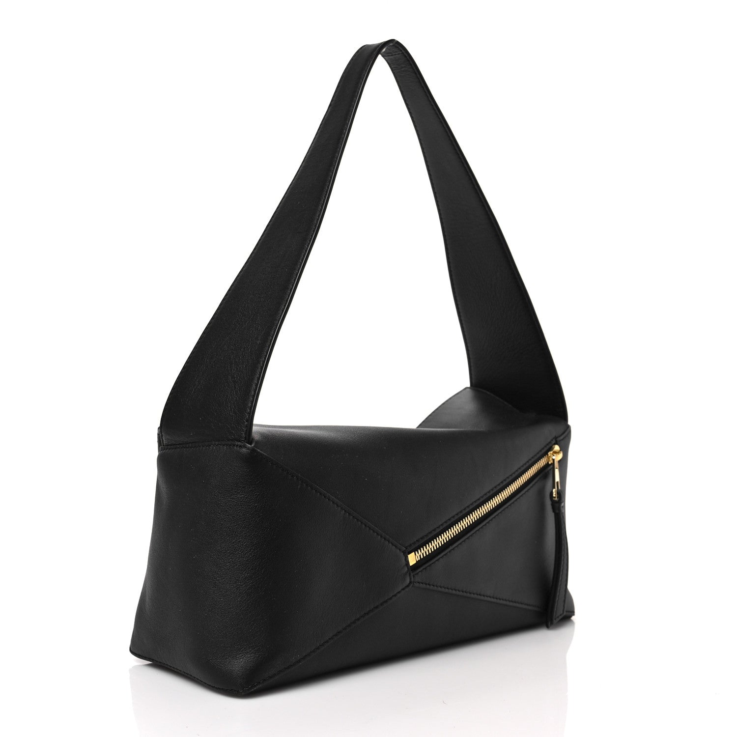 Loewe Calfskin Puzzle Hobo Black 3 of 8