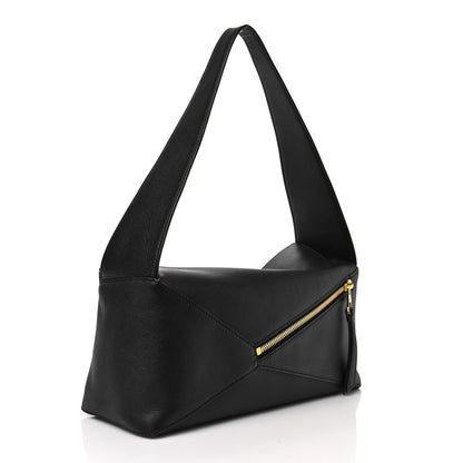 Loewe Calfskin Puzzle Hobo Black 3 of 8