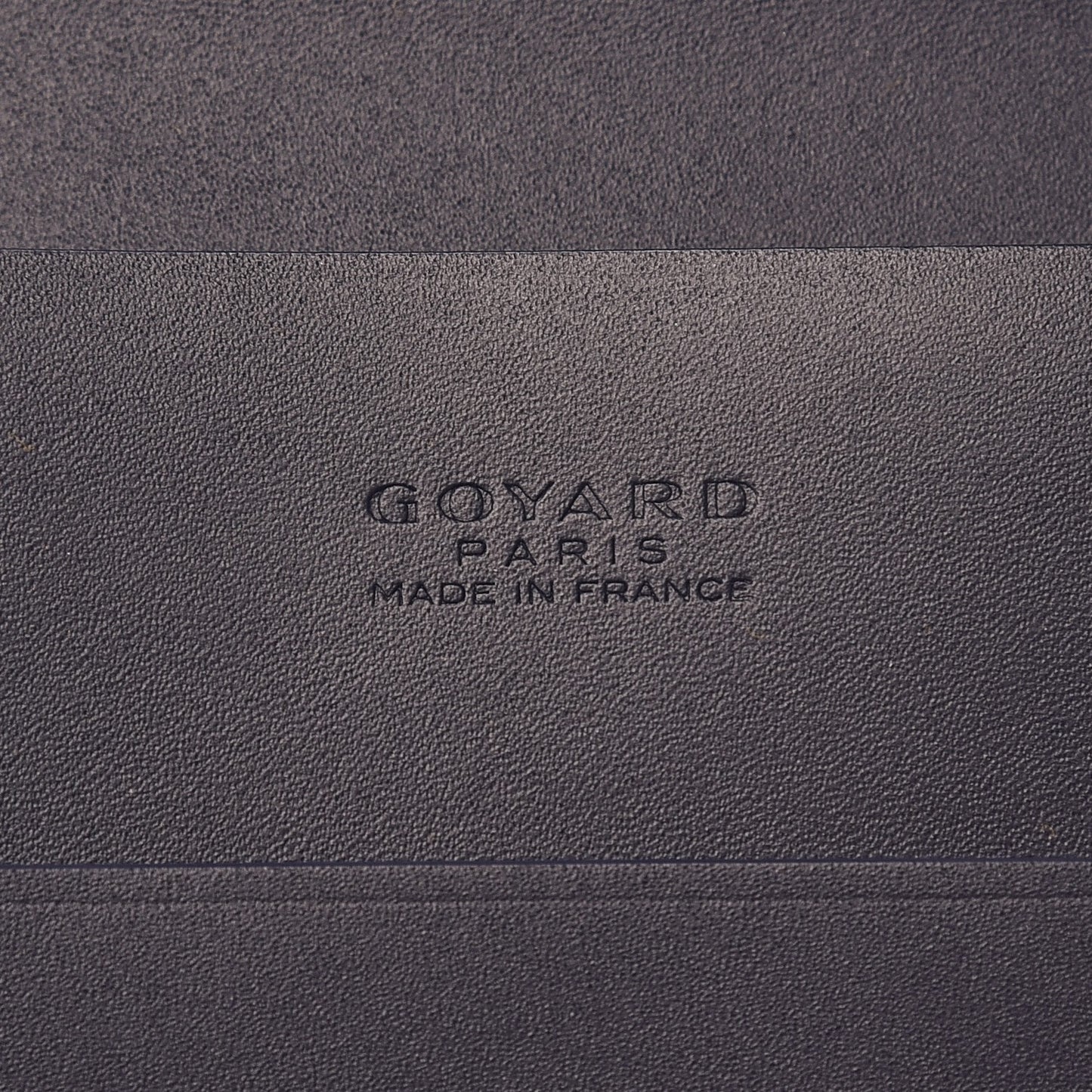 Goyardine Richelieu Wallet Navy