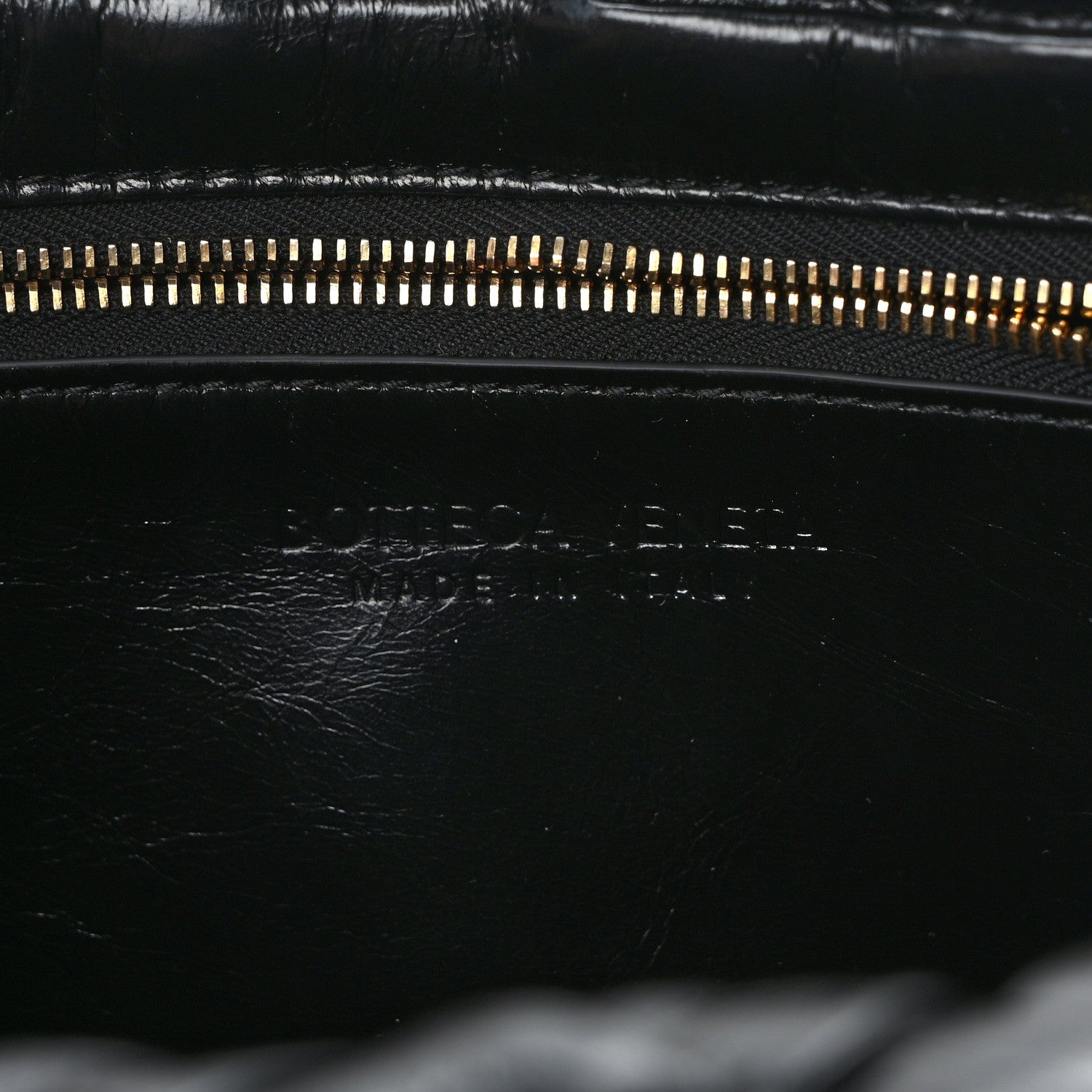 Bottega Veneta Calfskin Foulard Intreccio Kalimero Città Shoulder Bag Black 6 of 9