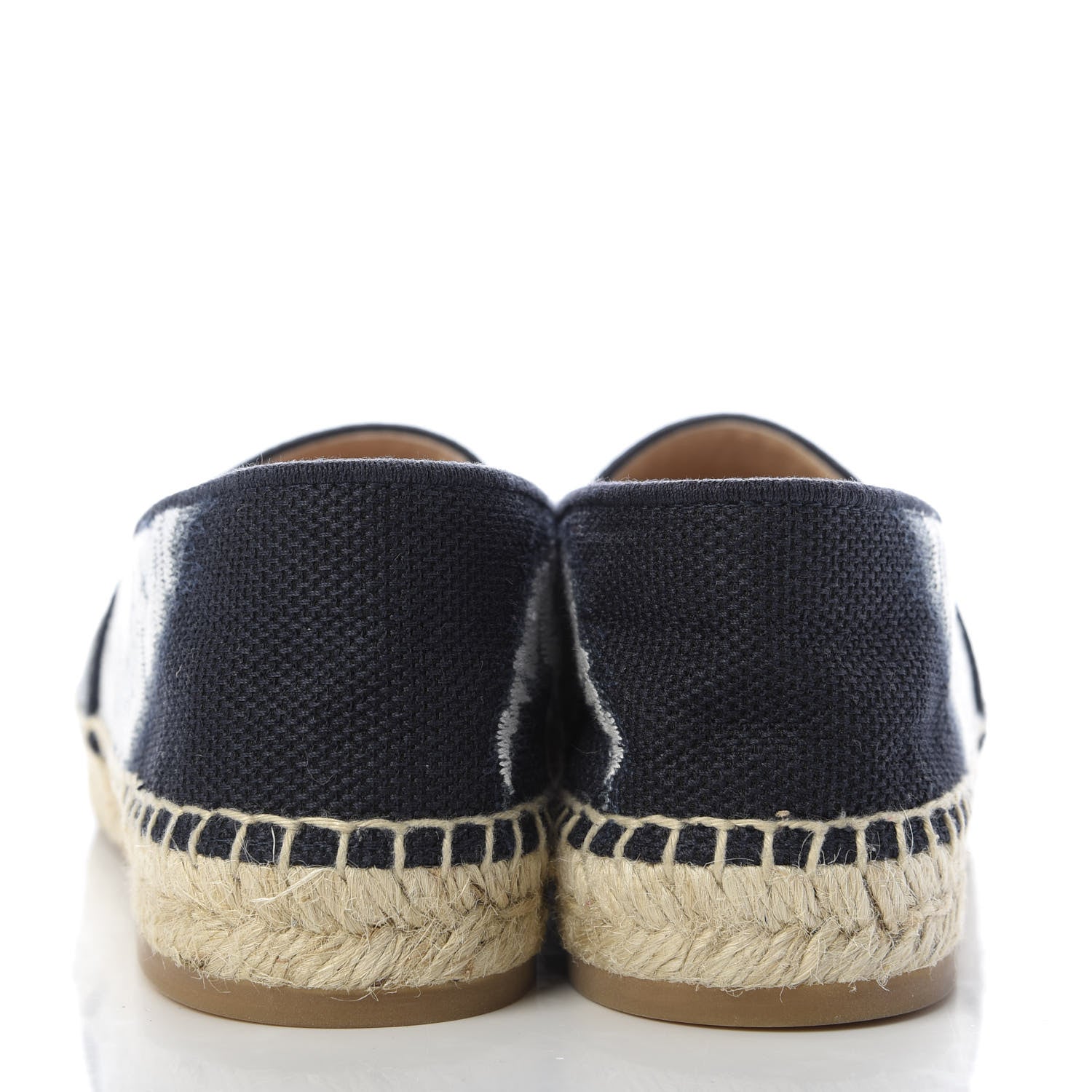 Christian Dior Canvas Tie and Dior Embroidered Granville 15mm Espadrilles 37 Denim 6 of 10