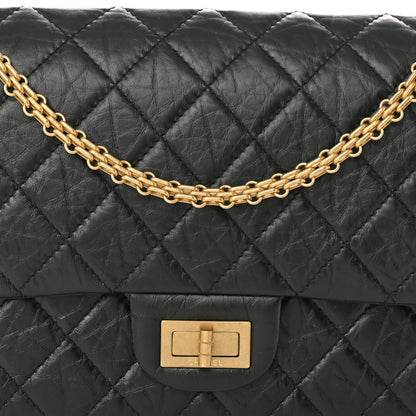 Chanel Aged Calfskin Quilted 2.55 Reissue 227 Flap Black 8 of 10