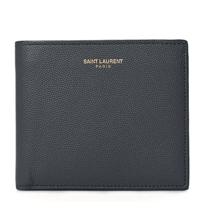 Saint Laurent Grain De Poudre Paris East West Wallet Grey 1 of 7